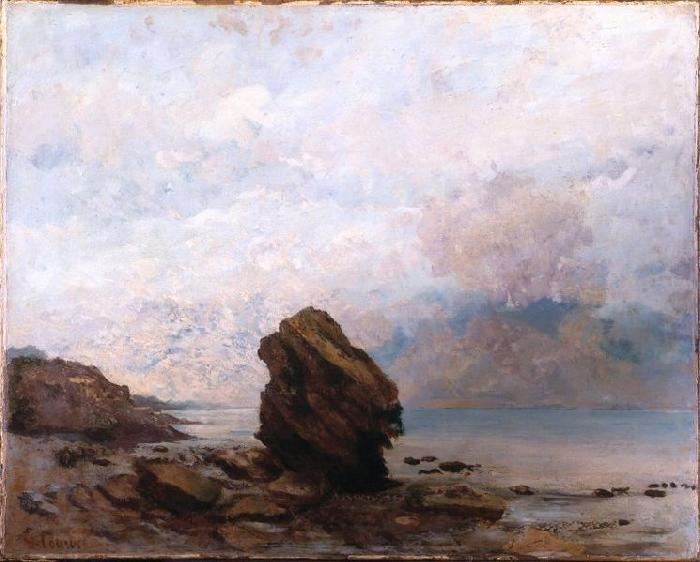 Gustave Courbet Isolated Rock China oil painting art